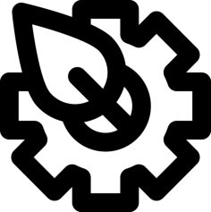 Eco Service Contour Svg Vector, Free Vectors File